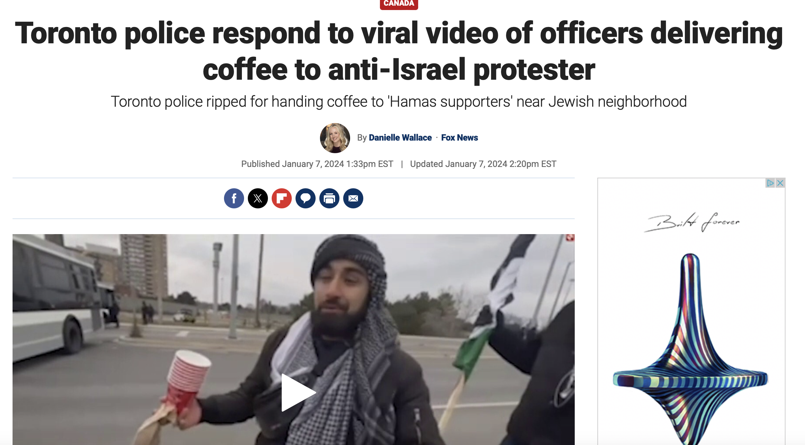 Canada's pro-Israel lobby attacks the right to protest